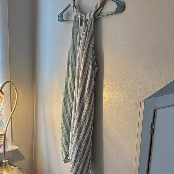 VTG O'Neill Blue and White Backless Dress - Picture 4 of 5